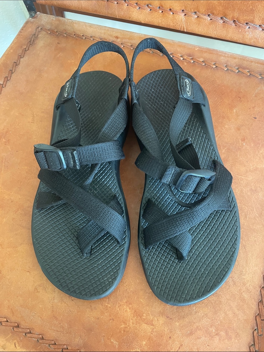 Chaco Women Black Adjustable Strap Sport Sandals
